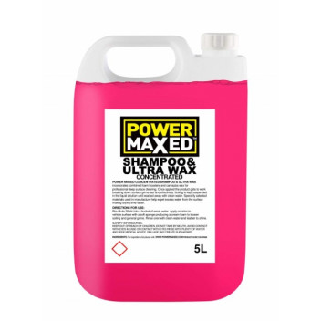 Power Maxed CSUW5000 Car Shampoo & Ultra Wax 5L - Profession