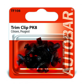 Autobar Trim Clip ? Citro?n/Peugeot Pack of 8