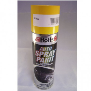 Holts HYE02 Yellow Paint Match Pro Vehicle Spray Paint 300ml