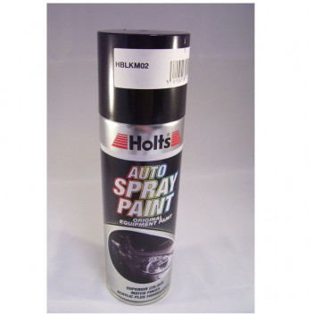 Holts HBLKM02 Black Paint Match Pro Vehicle Spray Paint 300m