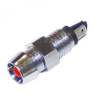 Pearl Automotive PWN934 LED Warning Light - Chrome Red