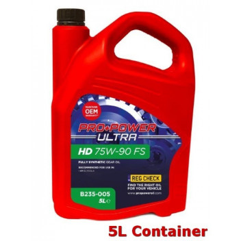 HD 75W-90 Fs Fully Synthetic Extreme Pressure Gear Oil 5L