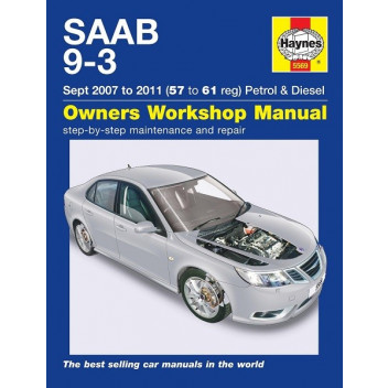 Workshop Manual Haynes Manual Saab 9-3 Petrol 07-11