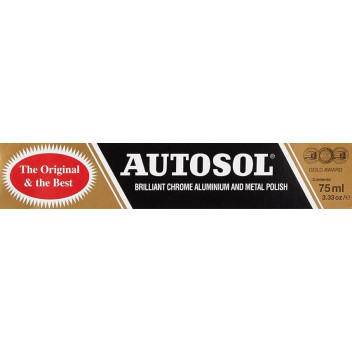 Autosol Chrome Metal and Aluminium Cleaner 75ml Restores Shi