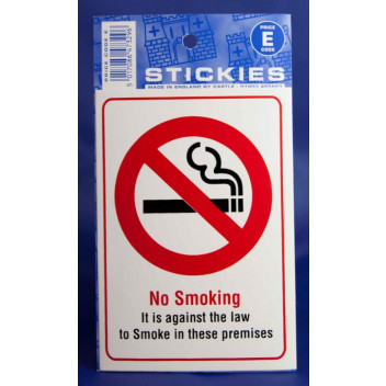 No Smoking Premises Sticker