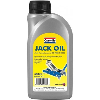 Granville 500M Jack Oil 500ml - Hydraulic Jack & Lift System