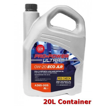 0W-20 ECO JLR Fully Synthetic Low SAPS Engine Oil 20L