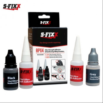 Supafix APX4 S-Fixx Ultra Strength Adhesive Kit - High Bond