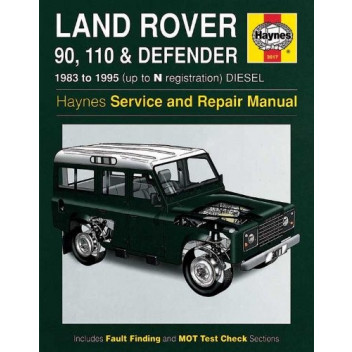 Workshop Manual Haynes Manual Landrover Defender 63-07