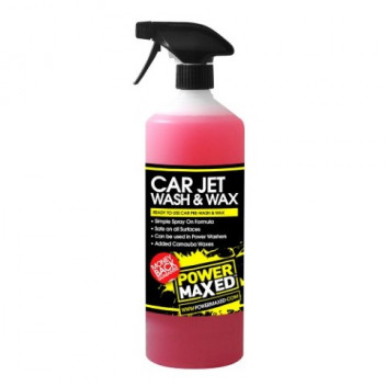 Power Maxed WW1000RTU Jet Wash & Wax 1L - Ready-to-Use Shamp