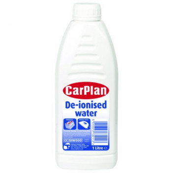 CarPlan De Ionised Water 1L Mineral Free Water for Batteries