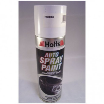 Holts HWHI18 White Paint Match Pro Vehicle Spray Paint 300ml