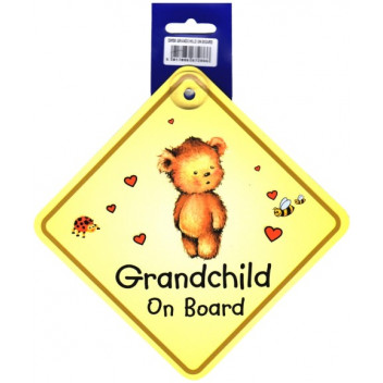 Grandchild On Board Hangers Sticker