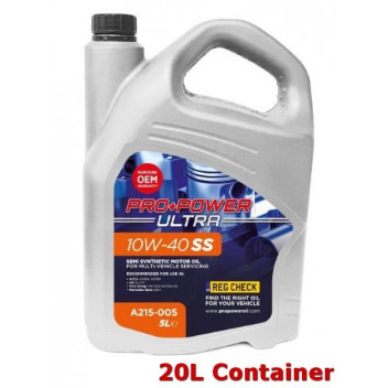 10W-40 SS Semi Synthetic Engine Oil 20L
