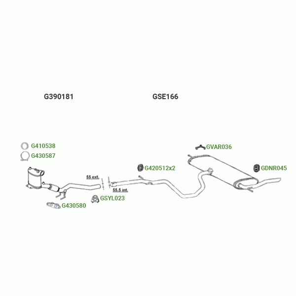 GT Exhausts Exhaust System image