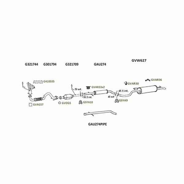 GT Exhausts Exhaust System image