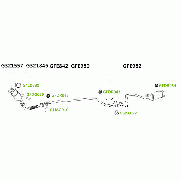 GT Exhausts Exhaust System image