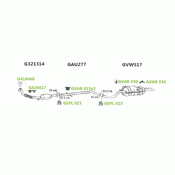 GT Exhausts Exhaust System image