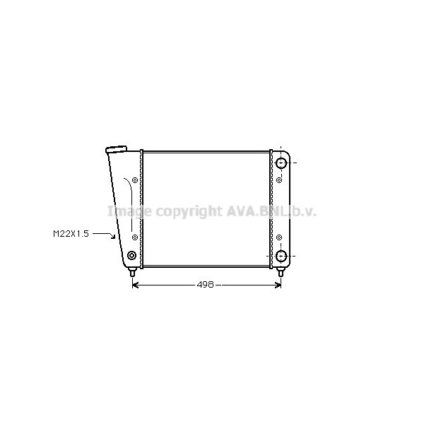 RAD VW GOLF JETTA SCIROCCO 80-83 image