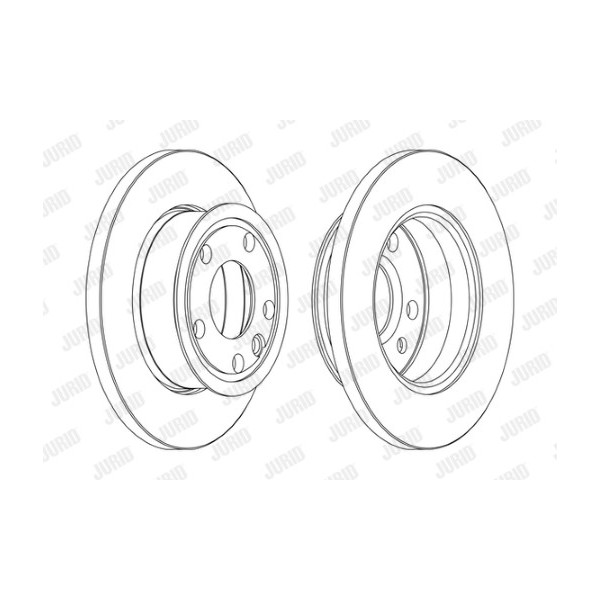 PR BRK DISC FT VW CARAVELLE TRANSPORTER 90-95 image