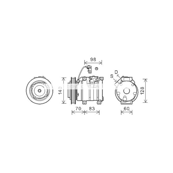CMPRSSR LEXUS IS200 99-06 image