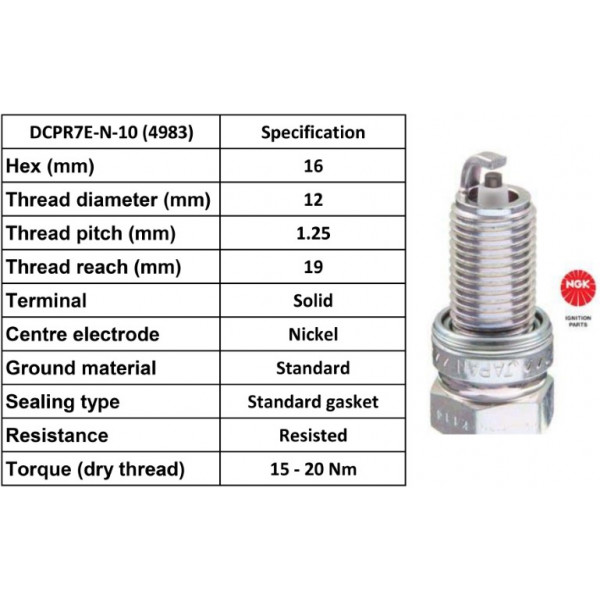 NGK Spark Plug image
