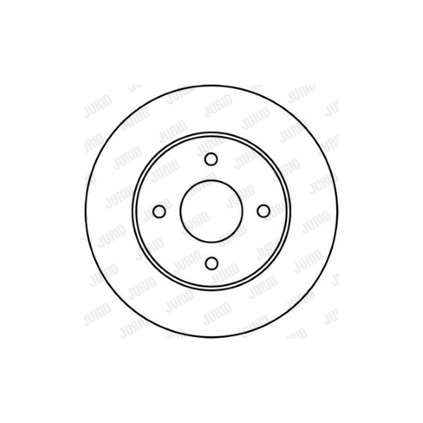 SINGLE BRK DISC R NISS PRIMERA 98-02 image
