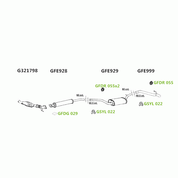 GT Exhausts Exhaust System image