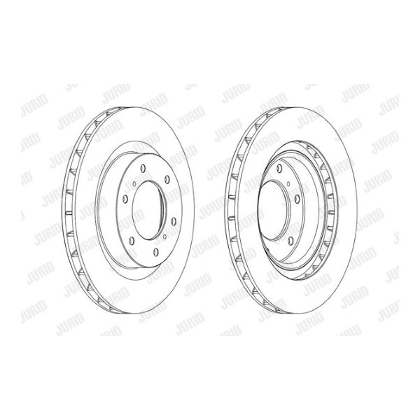 SINGLE BRK DISC FT MITS PAJERO SHOGUN 06-15 image