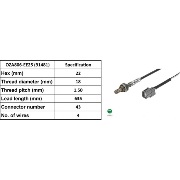 LAMBDA SENSOR JAZ04-09 image