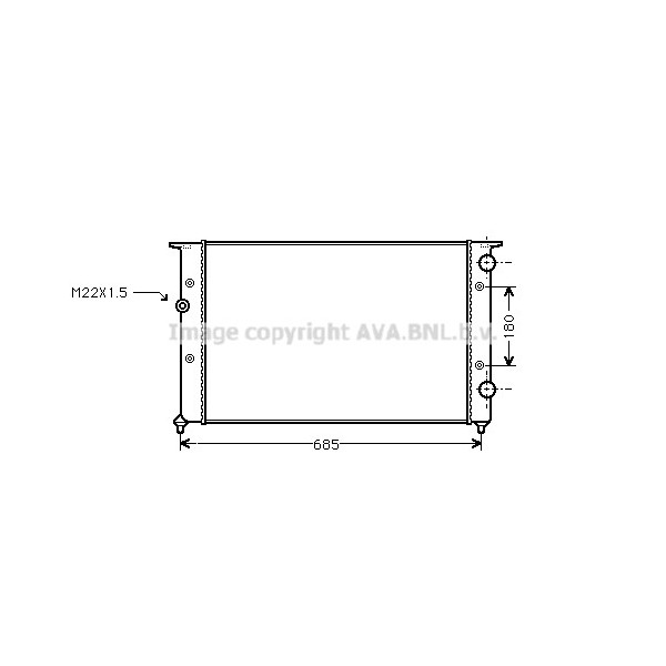 RADIATOR VW 89-98 image