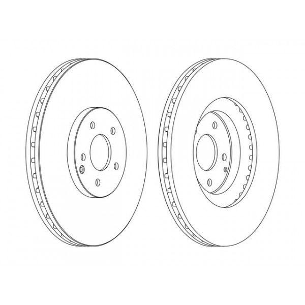 SGL BRK DISC FT MERC CLK 02-07 image