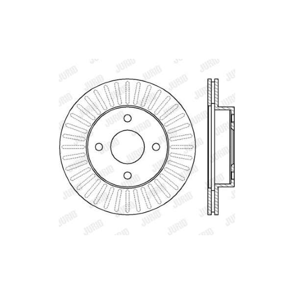 SGL BRK DISC FT NISS MARCH MICRA 93-03 image