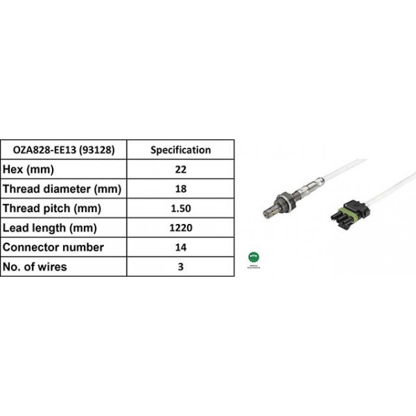 LAMBDA SENSOR FT VAUX ASTRA RENA CLIO 86-01 image