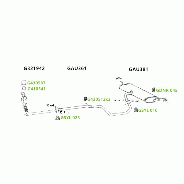 GT Exhausts Exhaust System image