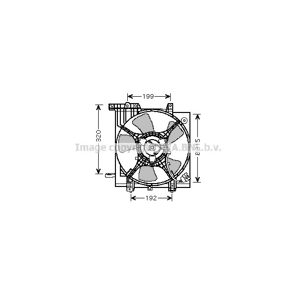 COOLING FAN SUBR IMPREZA 00-05 image