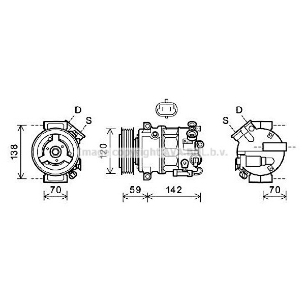 CMPRSSR VAUXHALL INSIGNIA 10-16 image
