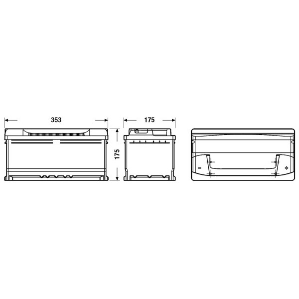 Starter Battery BMW Ford Jeep Porsche Seat VW 86-10 image