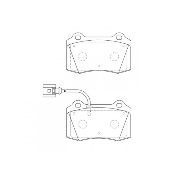 BRK PAD SET FT JAGUAR SEAT 97-06 image