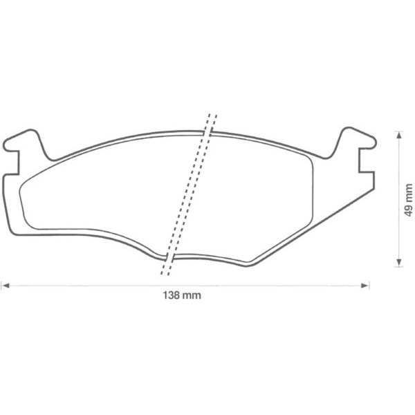 BRK PAD SET FT SEAT VW 81-02 image