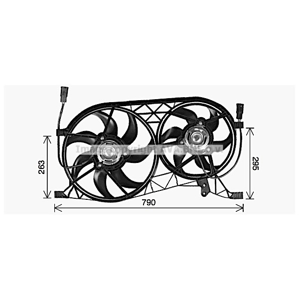 CLG FAN RENA CLIO ESPACE LAGUNA 00-12 image