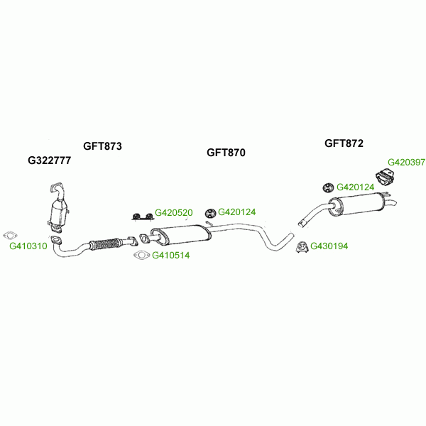 GT Exhausts Exhaust System image