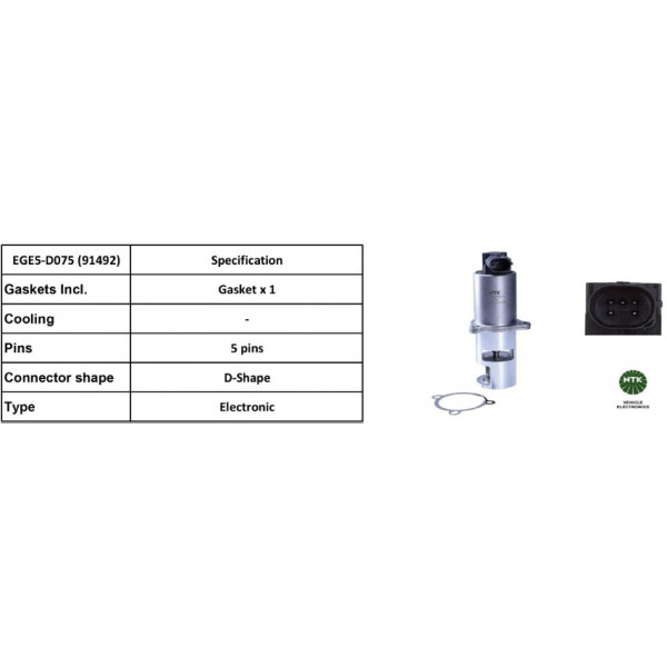 EGR VALVE RENA TRAFIC VAUX VIVARO 97-10 image