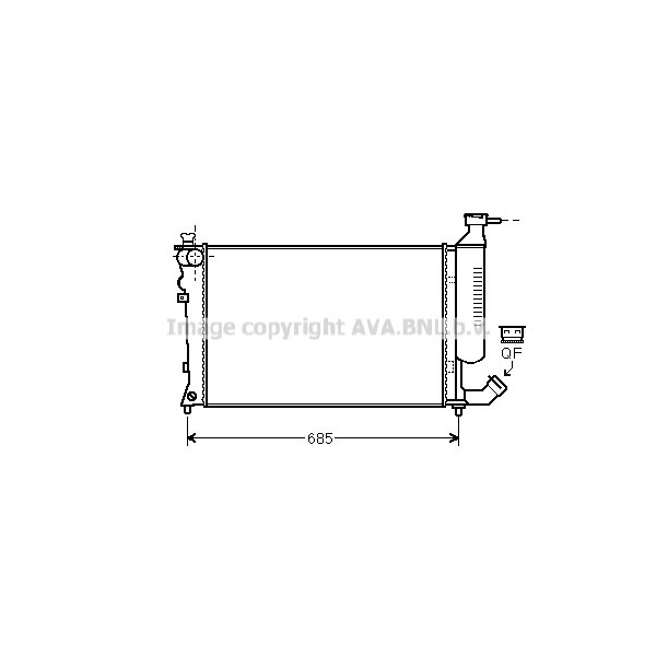 RAD PEUGEOT 306 97-01 image