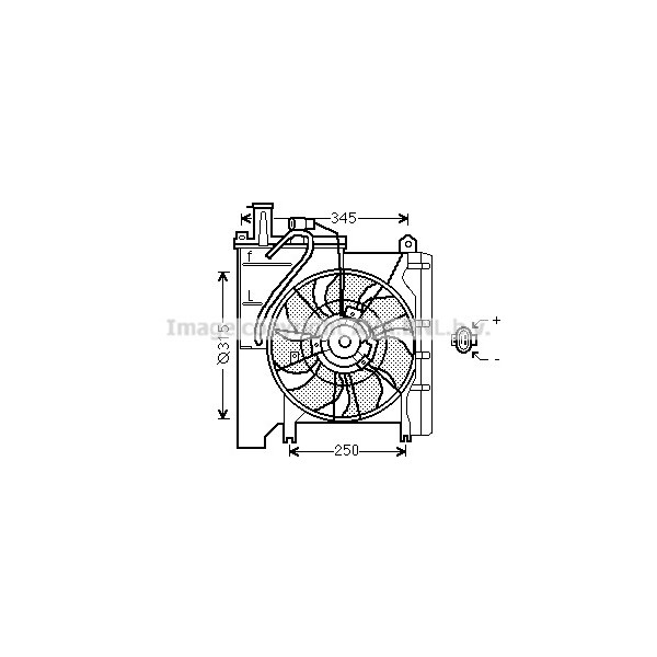 CLG FAN PEUG 107 TOYO AYGO 05-20 image