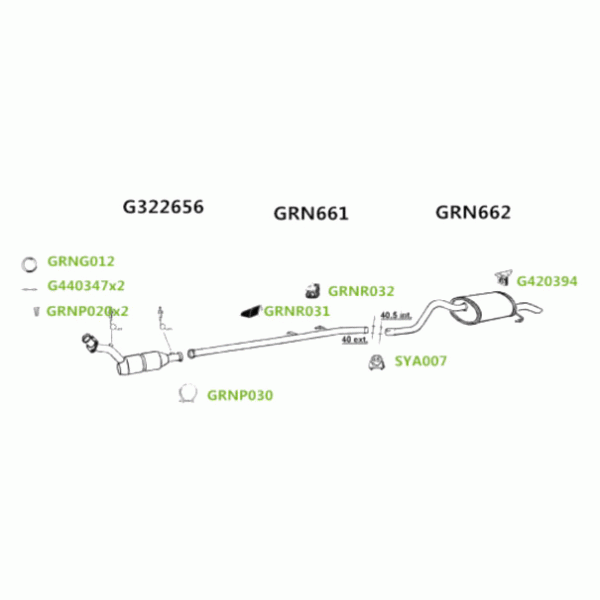 GT Exhausts Exhaust System image