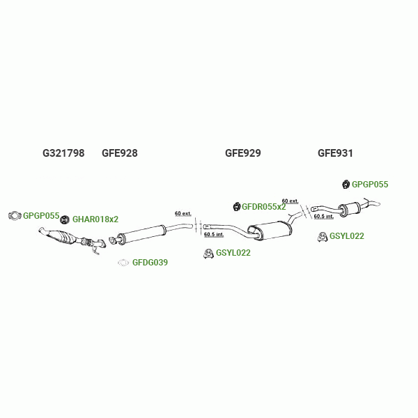 GT Exhausts Exhaust System image