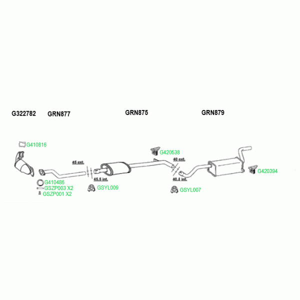 GT Exhausts Exhaust System image