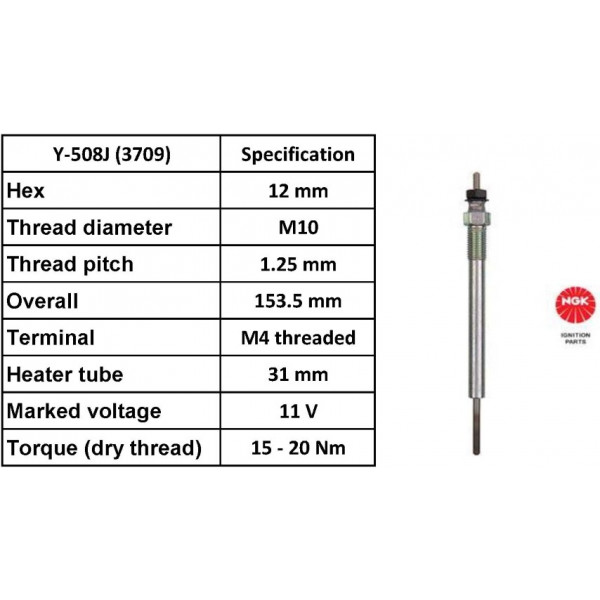 Glow Plug Hyundai KIA 01-11 image