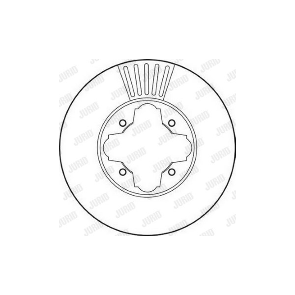 SINGLE BRK DISC FT HOND ACCORD ROVER 600 90-99 image